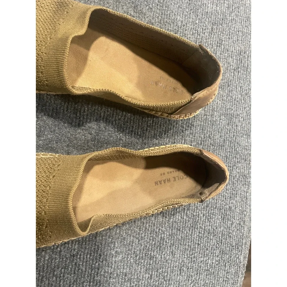 Cole Haan Pinch Weekender Stitchlite Knit Espadrilles Olive W16674 Mens 7.5B